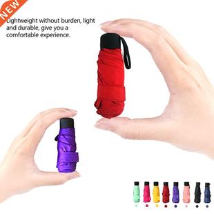 Foldable Umbrella Mini Umbrella Can Color Traveling Rain G