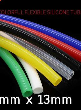 Colorful Flexible Silicone Tube ID 10mm x 13mm OD Food Grad