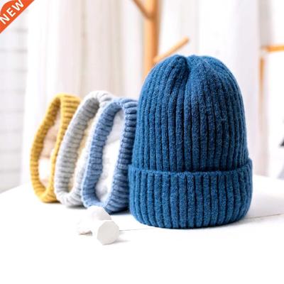 Fashion Warm Knitted Womens Hat Solid Winter Hats for Women