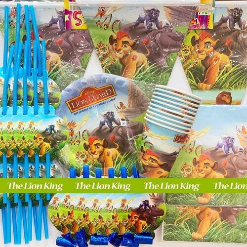 The Lion Guard Birthday Party Decor Boy's Disposable Plates