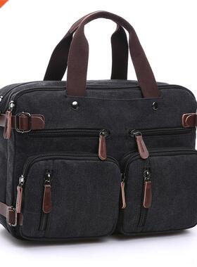 Men	s Briefcase vintage Casual man Business Shoulder