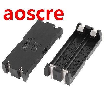 Plastc Shell 2 x 1.5V AAA Battery Box Case Holder 4 Pns Co