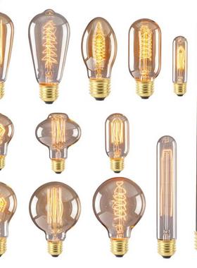 Retro Edison Light Bulb E27 220V ST64 G80 G95 G125 Filat Inc