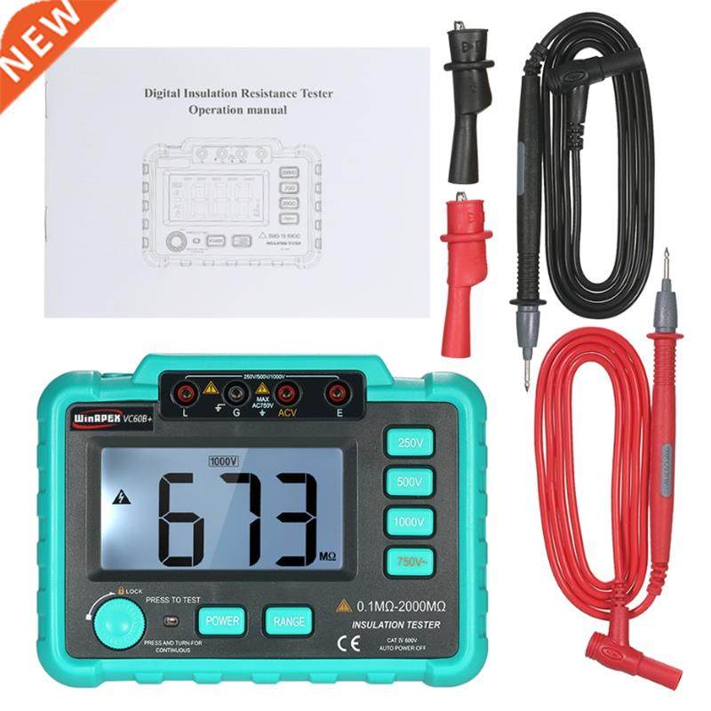 VC60B+Insulation Tester Earth Ground Impedance Resistance Te