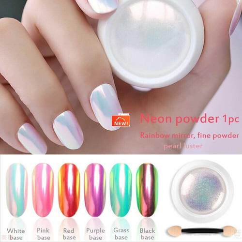 Mermaid Effect Mirror Glitter Chrome Powder Nail Art Pigment