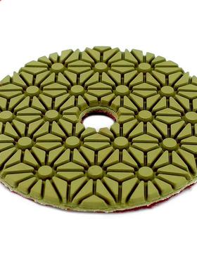 5PCS 4 nch Damond Polshng Pads 100mm Flexble Wet concr