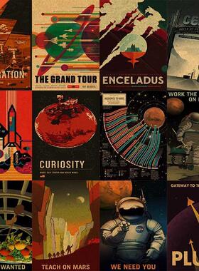 Space Poster Wall Art Prints I Need More Space Science Art