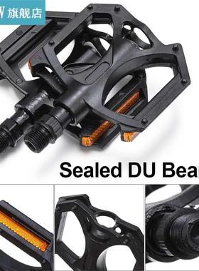 1 Pair Mountain Bike Pedals Aluminum Alloy Sealed Bearing Fl