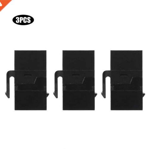 3pcs RJ45 Connector CAT6 Straight Through Networks Module In
