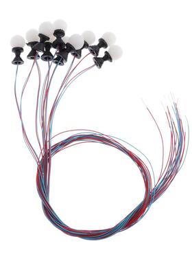 10Pcs Minitures LED Light Trin Rilwy Set Lmppost Lndsc