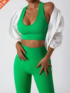 Yoga Gym Set Sealess Workout Clothes for Women Workout Outfi