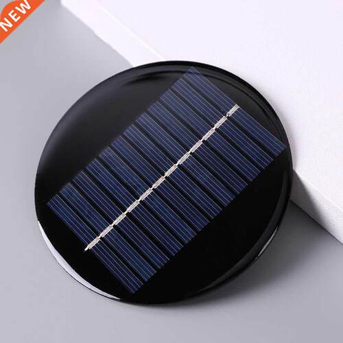 New 6V 0.8W Epoxy Polysilicon Solar Panel Module 100mm Dia M