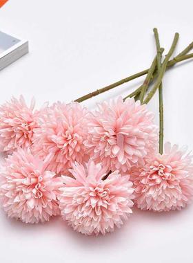 30cm Artificial Flower Dandelion Ball Chrysanthemum Fake Flo