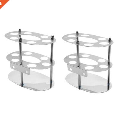 2X Toothbrush Holder, Stainless Steel Bathroom Toothbrush Ho