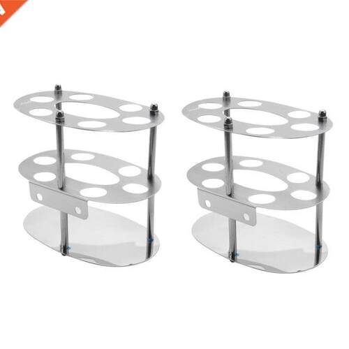 2X Toothbrush Holder, Stainless Steel Bathroom Toothbrush Ho
