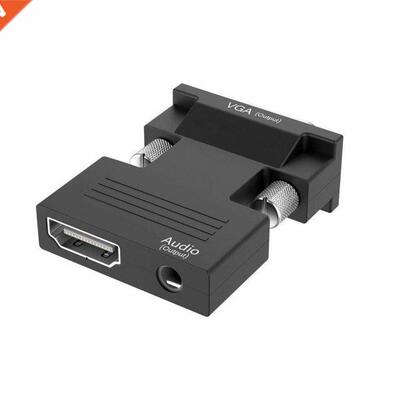 Adapter VGA Male to HDMI-compatible Female Converter 1080P V