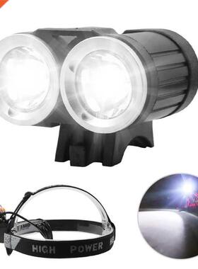 WasaFire USB Bike Light 2* XML T6 LED Bicycle Front Light Re