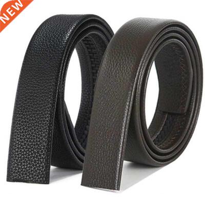 Men's Automatic Buckle Belts No Buckle Belt Brand Belt M