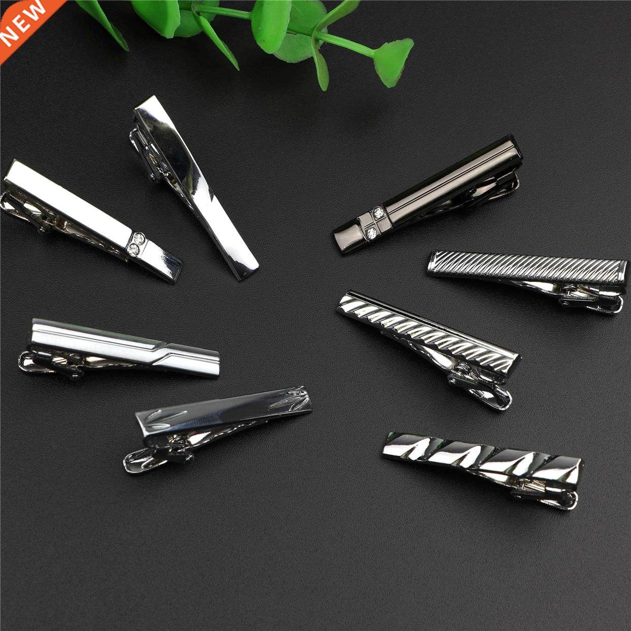 4cm New Simple Fashion yle Tie Clip Metal Exquisite Practi