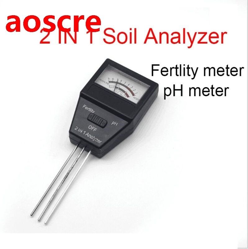2 in 1 Soil PH Tester Fertile Plant Fertile Meter Analyzer 3