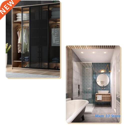 Aluminum Alloy Door Handle 1.1" Dia Single Glass Do