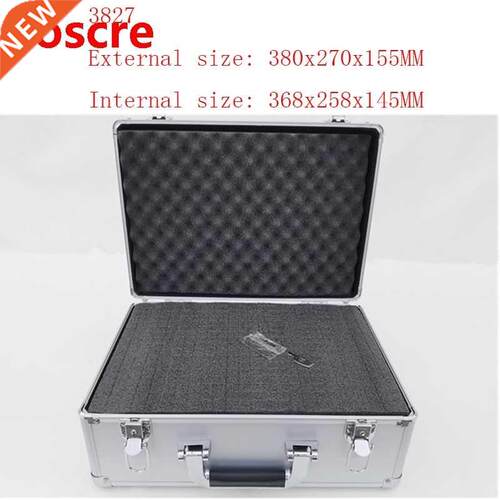 Portable Aluminum Tool Box Car Home Storage Box Document Fil