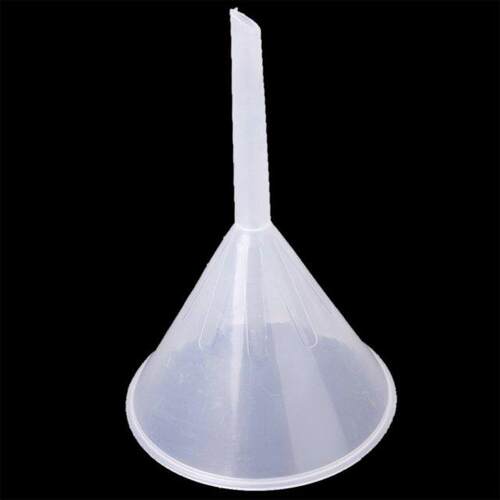 1 Pcs 90mm Plastic Transparent Funnel for Kitchen / Laborato