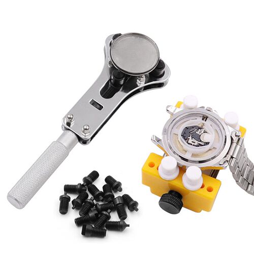 New Watch Repair Tool Wrist Watch Case Opener Adjustable Scr