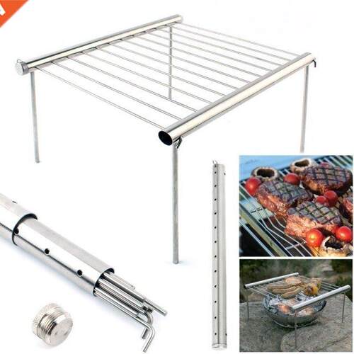 Outdoor Bbecue Oven Foldable Stainless Steel BBQ Grill Rac