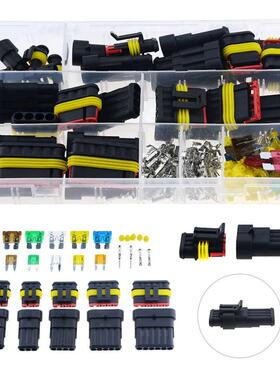 240PCS AMP 1.5 Car Waterproof 1P 2P P 4P 5P 6PIN 12V Electr