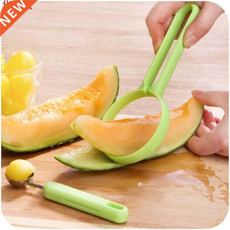 Cheap! 2pcs Melon Spoon+ Fruit Peeler Household Gadget Kitch