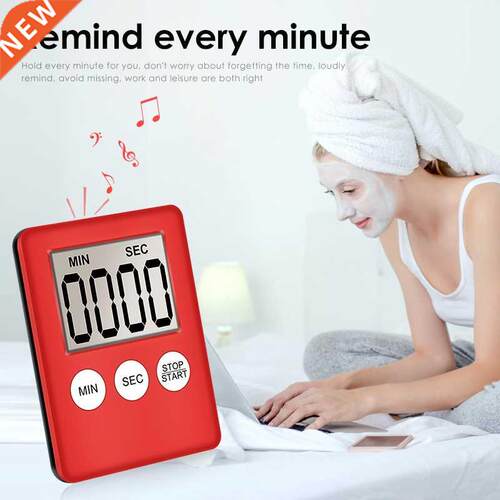 Mini LCD Digital Display Kitchen Timer Square Kitchen Countd