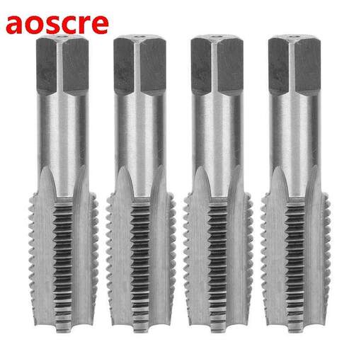 4Pcs Alloy Tool Steel Hand Tap Durable Screw Thread Tapping