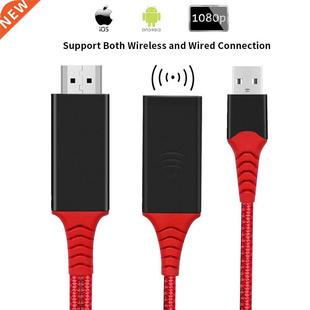 USB to HDMI Adapter, WiFi Wireless Display Dongle Cable for