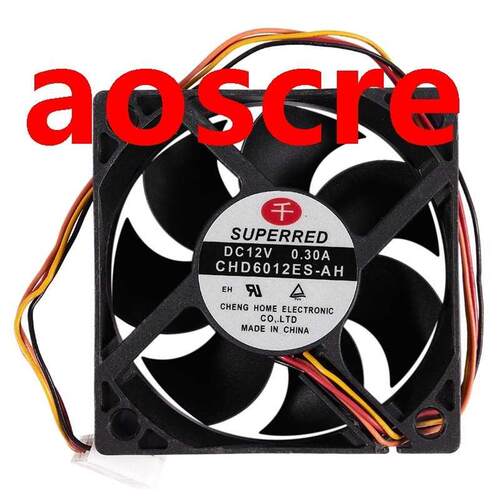 DC 12V 0.A 60mm 4 Pin Connecter PC Computer Case Fan CHD601