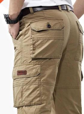 Men's Overalls Mltary Army Cargo Pants Men Cotton Ba