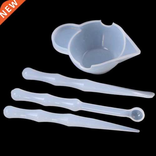 4PCS/Set Mix Cup Silicone Mold Epoxy Resin Tools DIY Jewelry