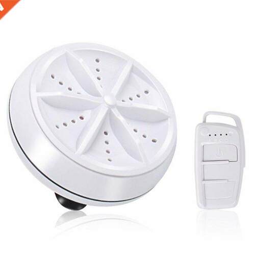 2 n 1 Ultrasonc Turbo Washng Machne Portable Travel Wash