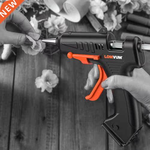 Cordless Hot Melt Glue Gun USB High Temp Heater Wireless Re