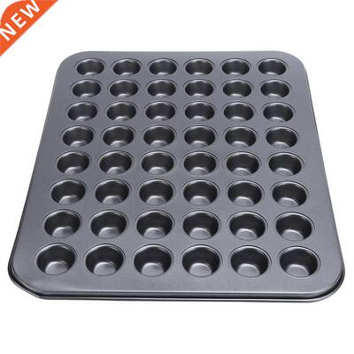 48 Cup Non Stick Mini Round Cupcake Pan Tray Baking Mould Ba