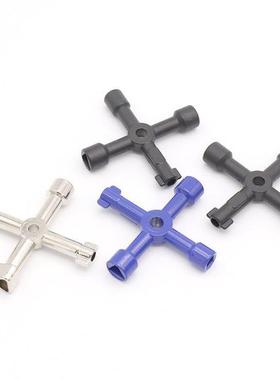 Multifunction 4 Ways Universal Triangle Wrench Key Plumber K
