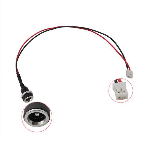 1Pcs 5.5x2.1 mm DC Power Socket to 2 Pin JST PH 2.0mm Pitch