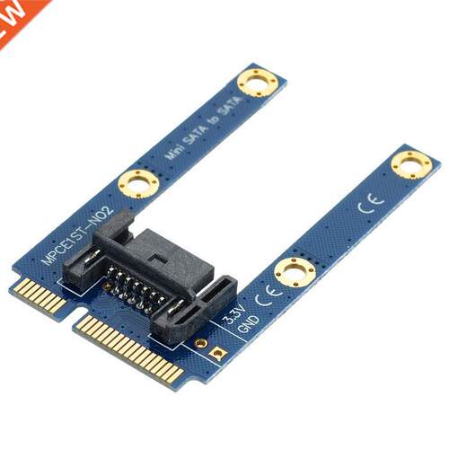 Laptop mSATA Mini SATA to 7pin SATA Converter Adapter HDD Ex