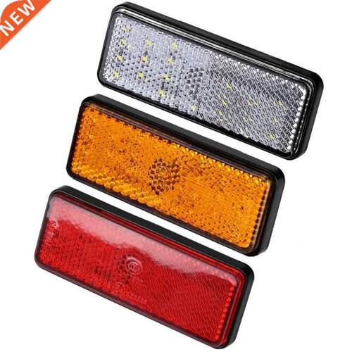 12V 24LED Universal Motorcycle Scooter Moped Rectangle LED R