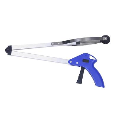 Blue Fdable Pick Up Reaching Claw Long Arm Gripper Helping