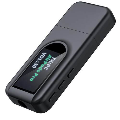 5.0 Bluetooth Transmitting and Receiving Two-in-One USB Blue