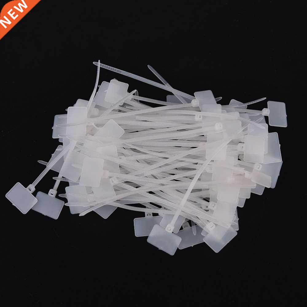 11cm 100Pcs/Lot Self-Locking Plastic Cable Zip Loop Ties Ca