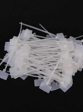 11cm 100Pcs/Lot Self-Locking Plastic Cable Zip Loop Ties Ca