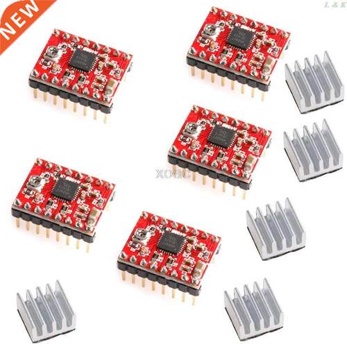 5Pcs A4988 StepStick Stepper Driver+Heatsink for Reprap Polo