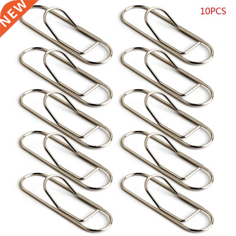 10pcs Metal Pencil Pen Clips Paper Photo Notebook Journal H